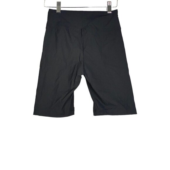 Calzedonia Womens Biker Shorts Black Pull On Yoga Waistband Stretch Activewear S - Picture 2 of 5